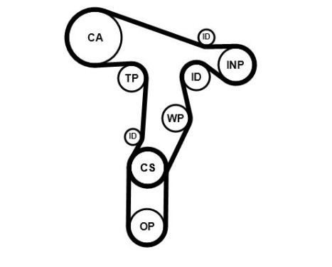 Water Pump & Timing Belt Set CT1139WP8PRO Contitech, Image 3