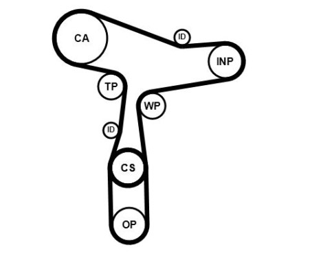 Water Pump & Timing Belt Set CT1168WP8PRO Contitech, Image 2