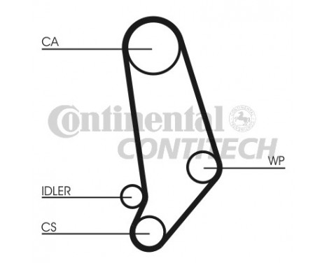 Water Pump & Timing Belt Set CT539WP1 Contitech, Image 2