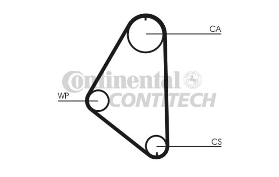 Water Pump & Timing Belt Set CT558WP1 Contitech, Image 2