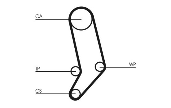 Water Pump & Timing Belt Set CT939WP3 Contitech, Image 3