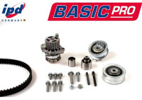 Water pump + timing belt set IPD BASIC-PRO K62074 Hepu
