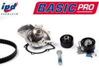 Water pump + timing belt set IPD BASIC-PRO K62079 Hepu