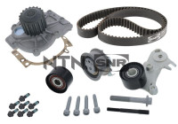 Water pump + timing belt set KDP465.060 SNR