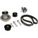 Water pump + timing belt set KP25499XS-4 Gates