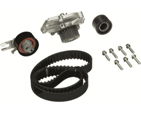 Water pump + timing belt set KP25553XS Gates