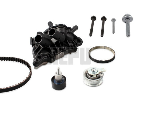 Water Pump & Timing Belt Set PK06750 Hepu, Image 2