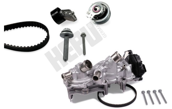 Water pump + timing belt set PK55010 Hepu
