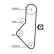 Water Pump & Timing Belt Set PowerGrip® KP15050XS-1 Gates, Thumbnail 4