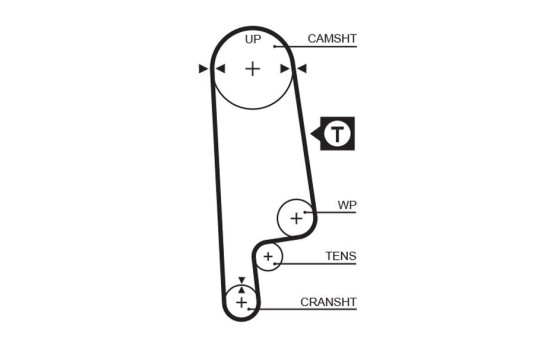 Water Pump & Timing Belt Set PowerGrip® KP15232XS Gates