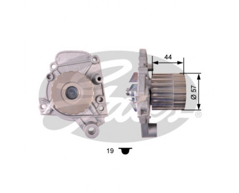 Water Pump & Timing Belt Set PowerGrip® KP15410XS-1 Gates