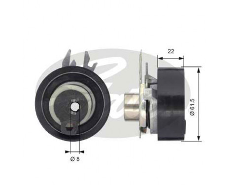 Water Pump & Timing Belt Set PowerGrip® KP15427XS-1 Gates, Image 4