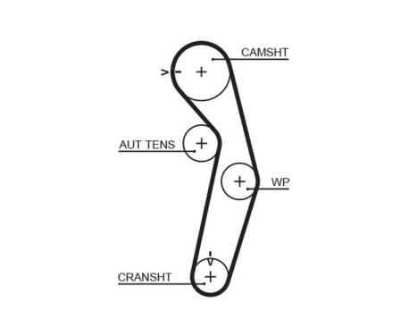 Water Pump & Timing Belt Set PowerGrip® KP15441XS Gates, Image 2