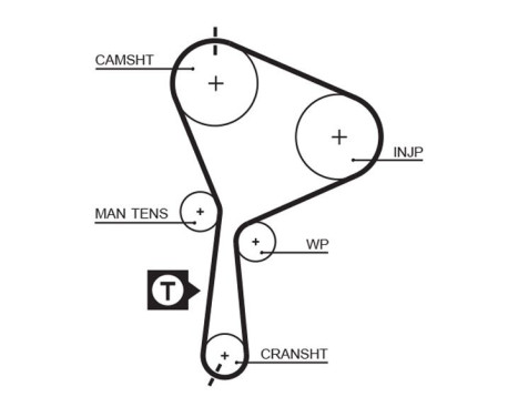 Water Pump & Timing Belt Set PowerGrip® KP15552XS Gates, Image 7