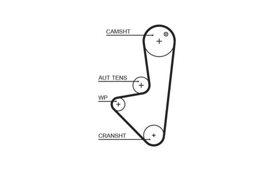 Water Pump & Timing Belt Set PowerGrip® KP15574XS Gates, Image 6
