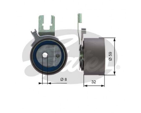 Water Pump & Timing Belt Set PowerGrip® KP15580XS Gates, Image 6