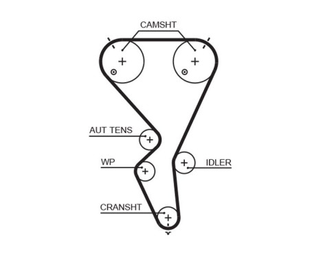 Water Pump & Timing Belt Set PowerGrip® KP15615XS Gates, Image 5