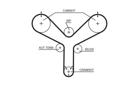 Water Pump & Timing Belt Set PowerGrip® KP1T298 Gates, Image 2