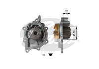 Water Pump & Timing Belt Set PowerGrip® KP25633XS Gates