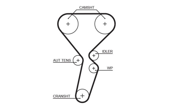 Water Pump & Timing Belt Set PowerGrip® KP35501XS Gates, Image 7