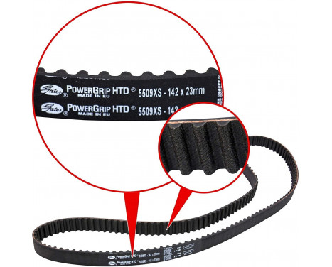 Water Pump & Timing Belt Set PowerGrip® KP45509XS Gates, Image 6