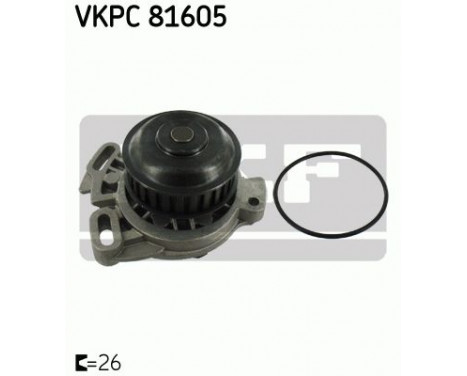 Water Pump & Timing Belt Set VKMC 01031 SKF, Image 2