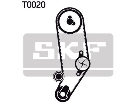 Water Pump & Timing Belt Set VKMC 01031 SKF, Image 4