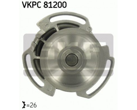 Water Pump & Timing Belt Set VKMC 01100 SKF, Image 2