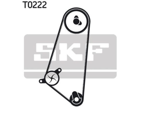 Water Pump & Timing Belt Set VKMC 01101 SKF, Image 2