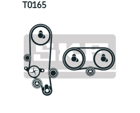 Water Pump & Timing Belt Set VKMC 01121-1 SKF, Image 8