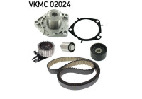 Water pump + timing belt set VKMC 02024 SKF