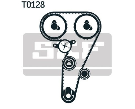 Water Pump & Timing Belt Set VKMC 02177 SKF, Image 3