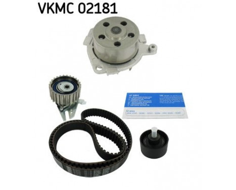 Water Pump & Timing Belt Set VKMC 02181 SKF, Image 3