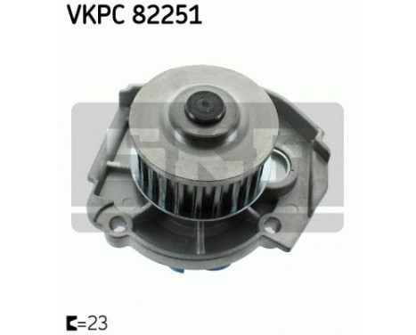 Water Pump & Timing Belt Set VKMC 02204-2 SKF, Image 2