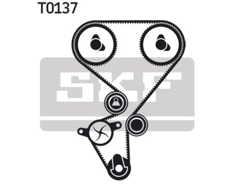 Water Pump & Timing Belt Set VKMC 03130 SKF, Image 3