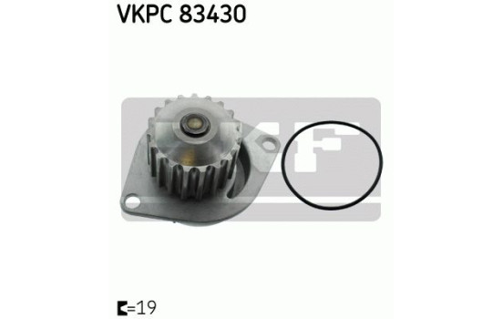 Water Pump & Timing Belt Set VKMC 03132 SKF, Image 2