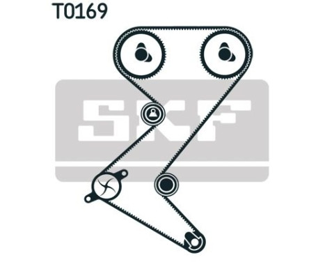 Water Pump & Timing Belt Set VKMC 03235 SKF, Image 4