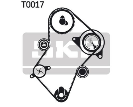 Water Pump & Timing Belt Set VKMC 03241 SKF, Image 6