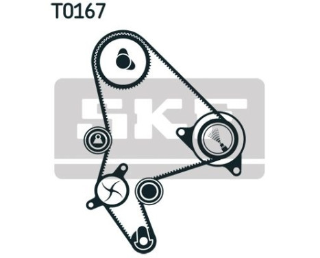 Water Pump & Timing Belt Set VKMC 03246 SKF, Image 3