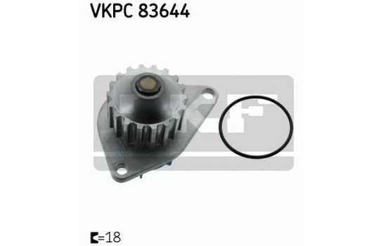 Water Pump & Timing Belt Set VKMC 03253 SKF, Image 2