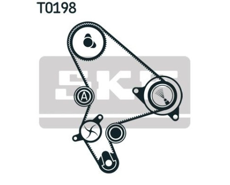 Water Pump & Timing Belt Set VKMC 03266 SKF, Image 2