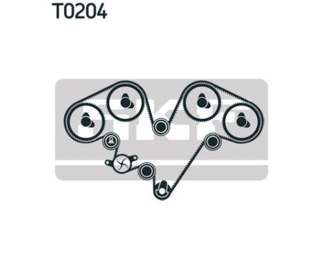 Water Pump & Timing Belt Set VKMC 03902-2 SKF, Image 3
