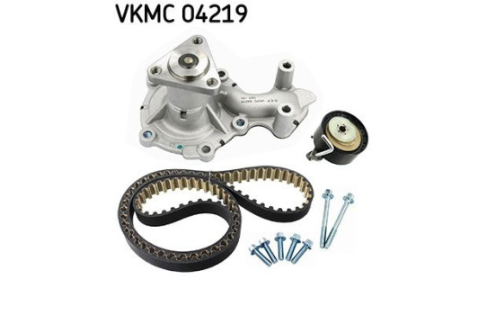 Water pump + timing belt set VKMC 04219 SKF
