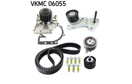 Water pump + timing belt set VKMC 06055 SKF
