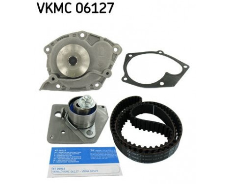Water Pump & Timing Belt Set VKMC 06127 SKF, Image 2