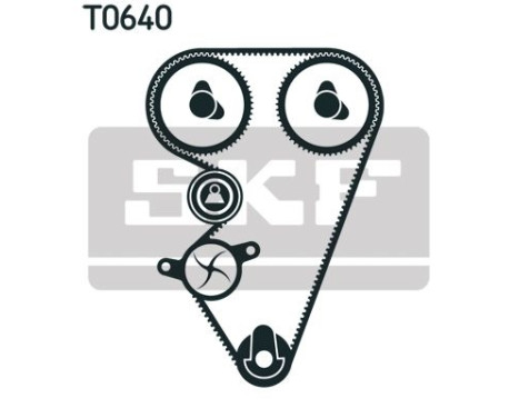 Water Pump & Timing Belt Set VKMC 07312 SKF, Image 2