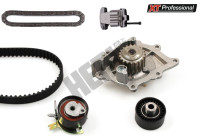 Water pump + timing belt set XT-Professional PK08071XT Hepu