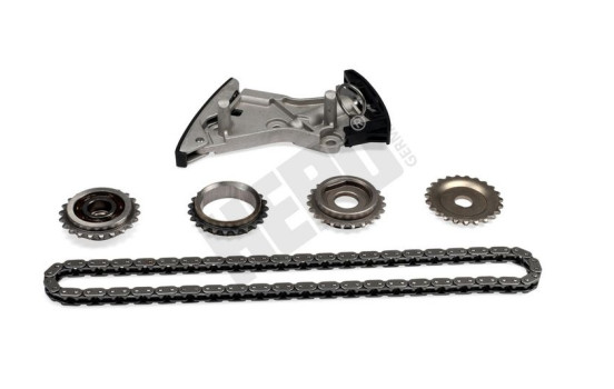 Chain set, oil pump drive