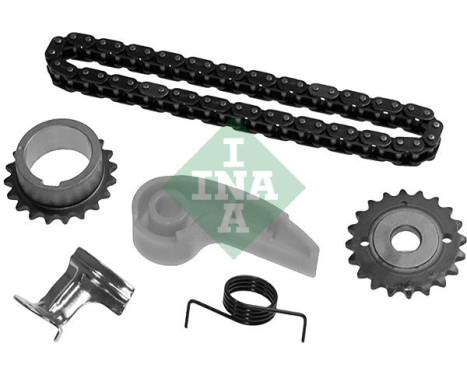 Chain set, oil pump drive