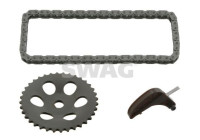 Chain set, oil pump drive